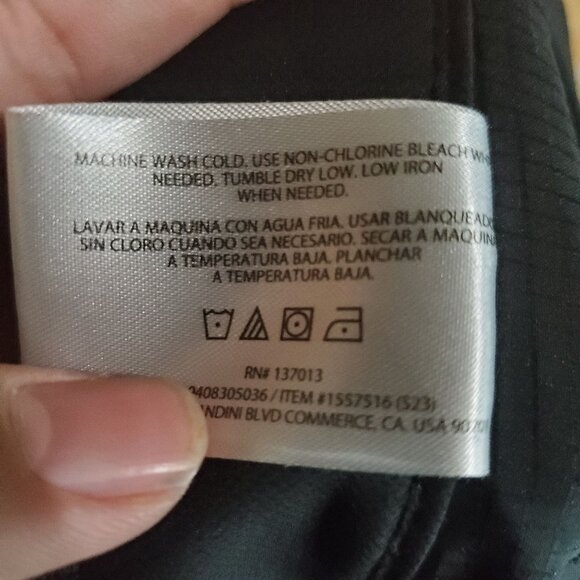 Banana Republic Pants Mens 36x30 Black Flat Front Trousers - Picture 4 of 10